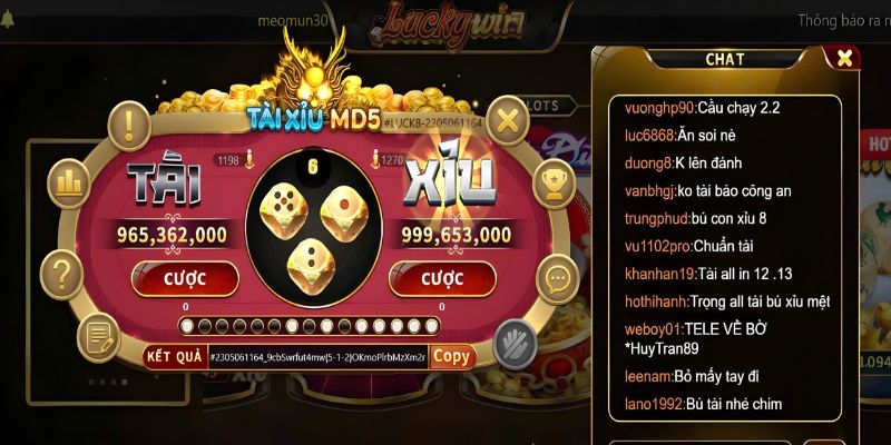 Game Tài Xỉu MD5 là phiên bản online được nâng cấp